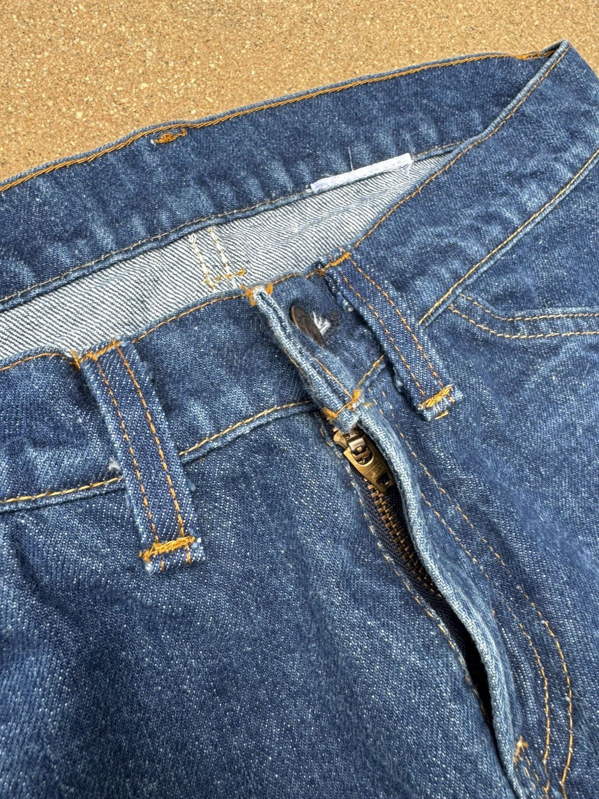 Levi's Vtg 80’s Levi’s 684 Orange Tab Bellbottom Floral Jeans 28x29 Size US 28 / EU 44 - 5 Thumbnail