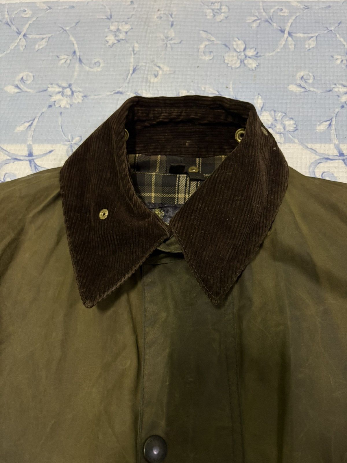 Barbour Barbour Border Cotton Waxed Jacket Hunting Jacket Size US L / EU 52-54 / 3 - 17 Thumbnail