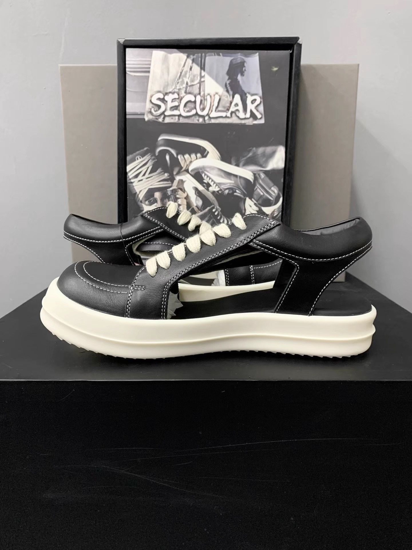 Rick Owens Rick Owens 25SS Copyright-Infringing Low-Top Sneakers K34 Size US 6 / IT 36 - 6 Thumbnail