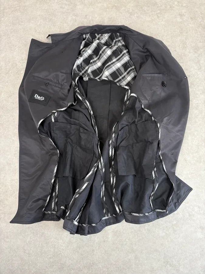 Dolce & Gabbana Dolce & Gabbana Navy Cargo Trench Coat Size US M / EU 48-50 / 2 - 7 Thumbnail
