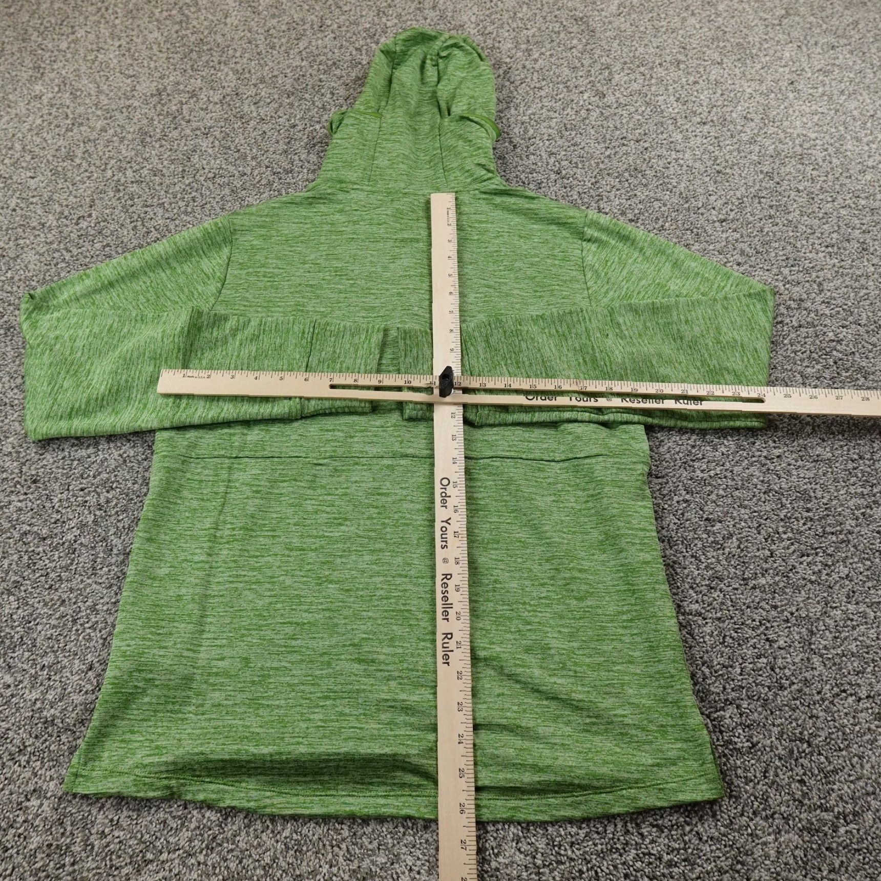 New Balance New Balance Hoodie Mens M Green Waffle Knit Heat Grid Pullover Running Gym Top Size US M / EU 48-50 / 2 - 7 Thumbnail