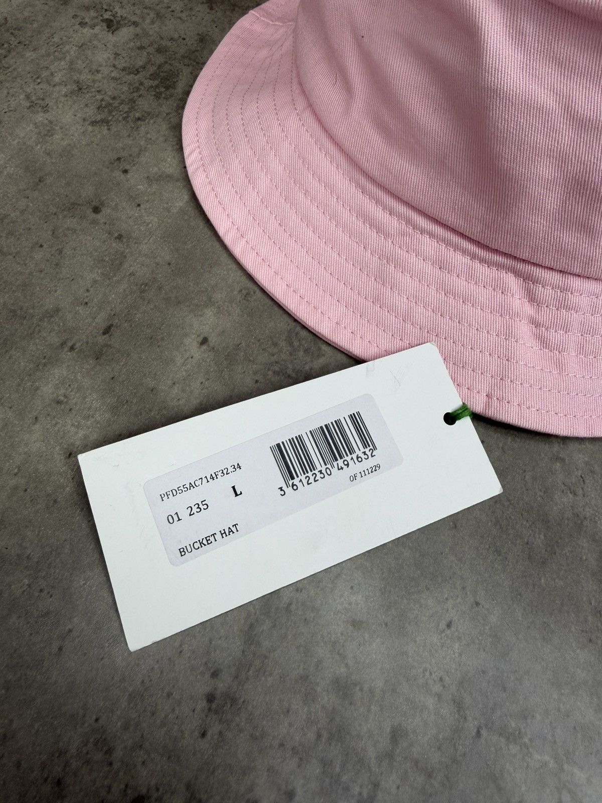 Kenzo Kenzo Pink Cotton Bucket Hat Size L Size ONE SIZE - 6 Thumbnail