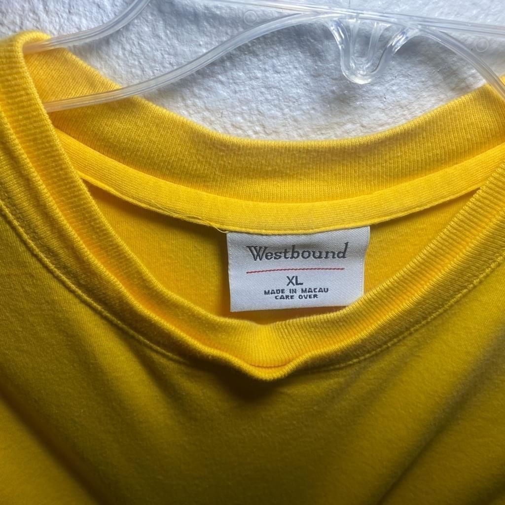 Other Westbound T-Shirt Yellow XL Size US XL / EU 56 / 4 - 4 Thumbnail