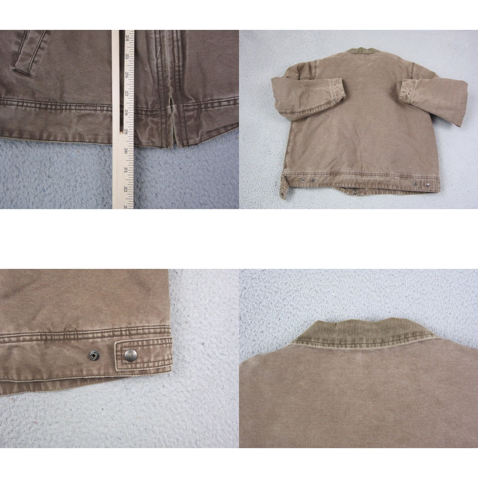 American Eagle Outfitters American Eagle Jacket Mens 2XL Brown Canvas Bomber Zip Up Workwear Casual 90s Logo Size US XXL / EU 58 / 5 - 8 Thumbnail