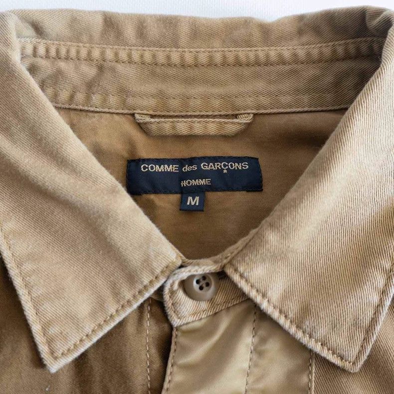 Comme des Garcons Comme Des Garcons Plant dyed spliced long sleeve shirt Size US M / EU 48-50 / 2 - 3 Thumbnail