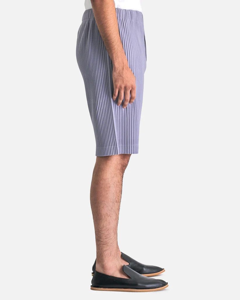 Homme Plisse Issey Miyake o1s1v1r1oon0925 Mc August Shorts in Mole Grey Size US 34 / EU 50 - 2 Thumbnail