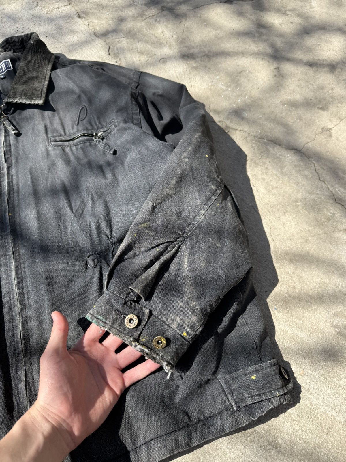 Vintage Vintage Distressed Detroit Denim Jacket Y2K USA Size US L / EU 52-54 / 3 - 12 Thumbnail