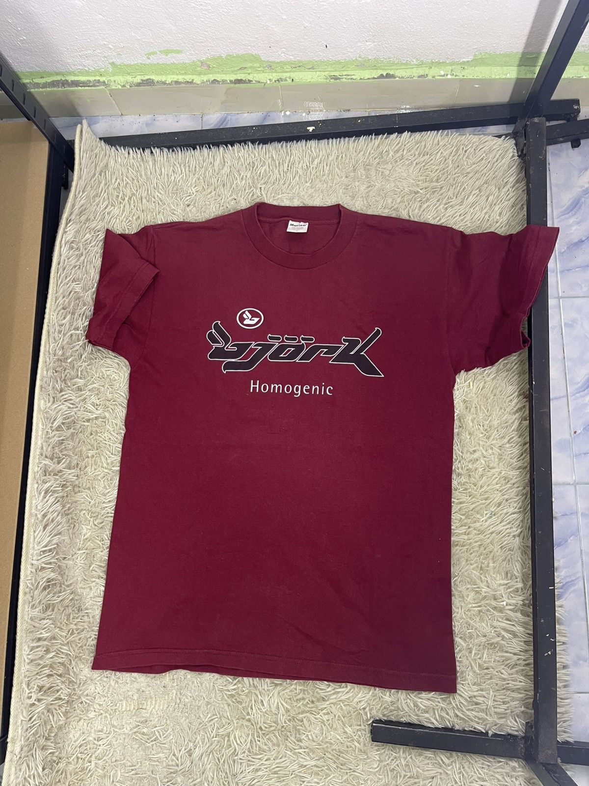 Band Tees Original Vintage Bjork Homogenic 1997 Promo Album Shirt Tee Size US L / EU 52-54 / 3 - 1 Thumbnail