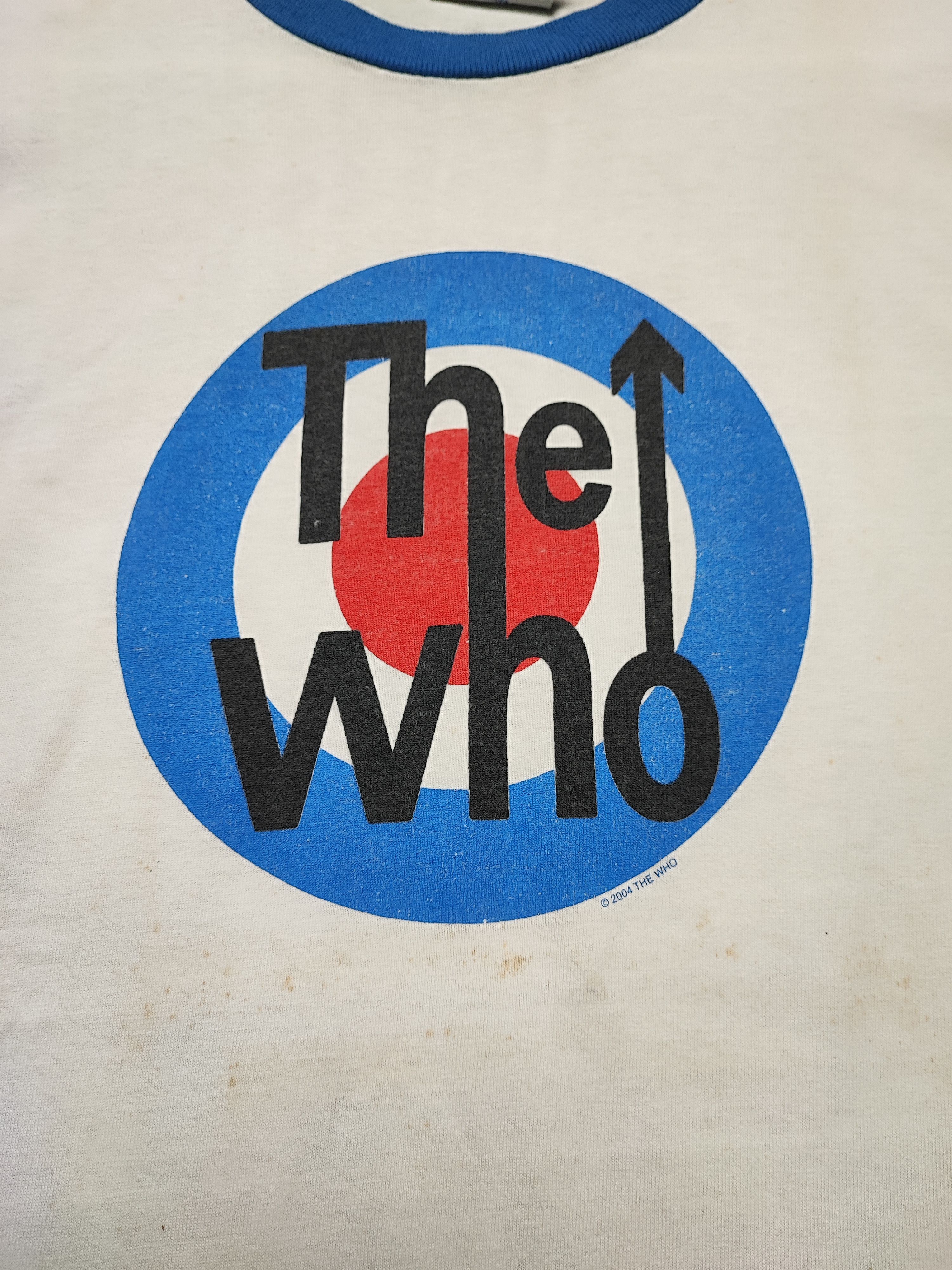 Band Tees × Vintage The Who Logo 2004 Ringer T-Shirt Size US S / EU 44-46 / 1 - 9 Thumbnail