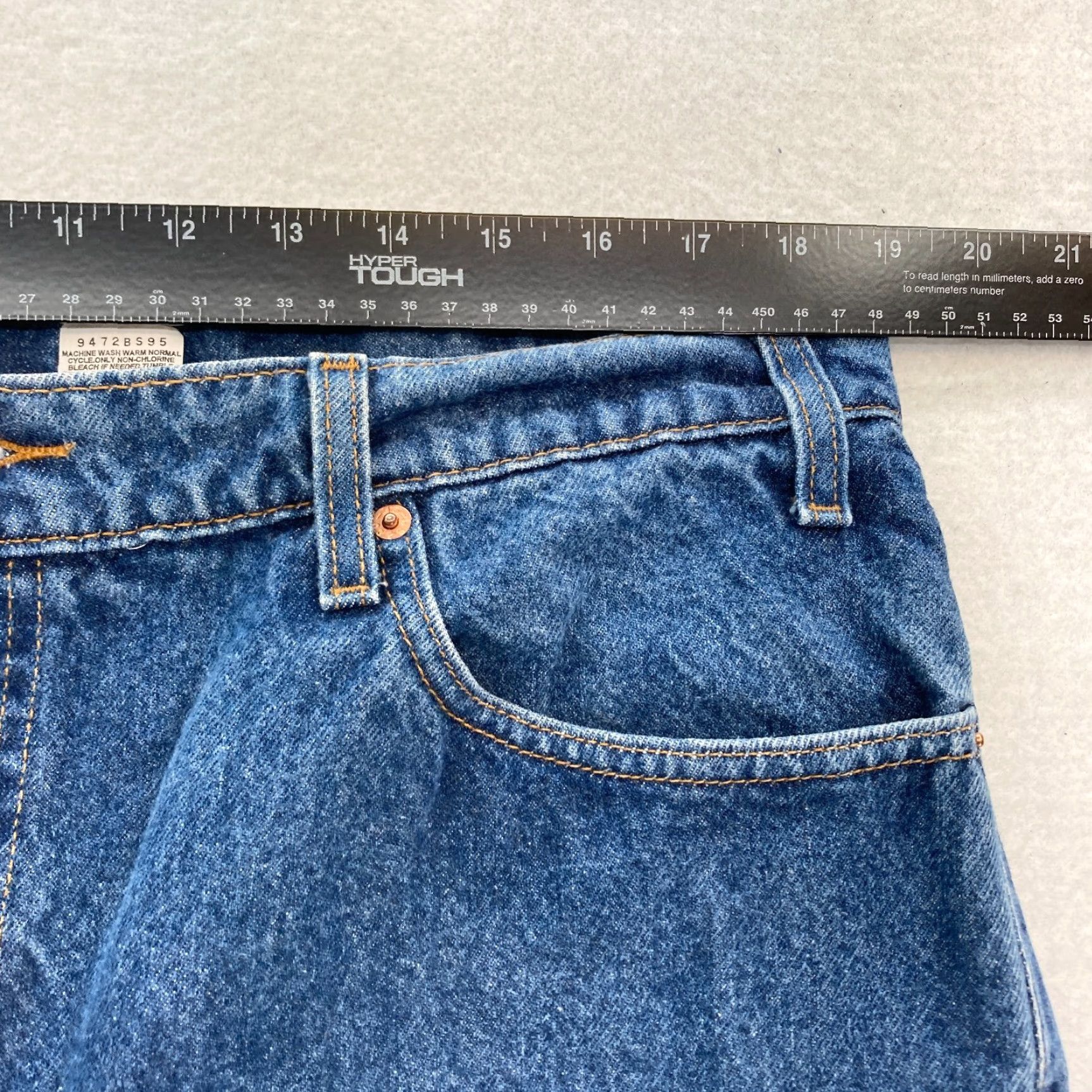 Levi's VINTAGE Levi's 505 Jeans Mens 40x27 Regular Fit Straight Leg Blue Denim 1998 90s Size US 40 / EU 56 - 6 Thumbnail