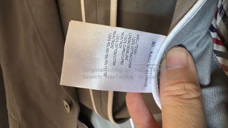 Thom Browne Thom Browne Leisure twill cotton jacket Size US L / EU 52-54 / 3 - 7 Thumbnail