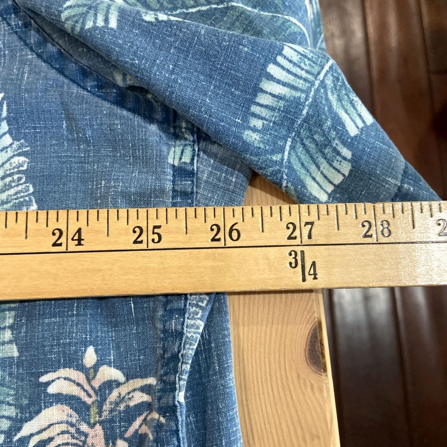Reyn Spooner Reyn Spooner Shirt Hawaiian Button-Down XL Blue 100% Cotton Mens XLarge Floral Short Sleeve Button Up Regular Collared Size US XL / EU 56 / 4 - 4 Thumbnail