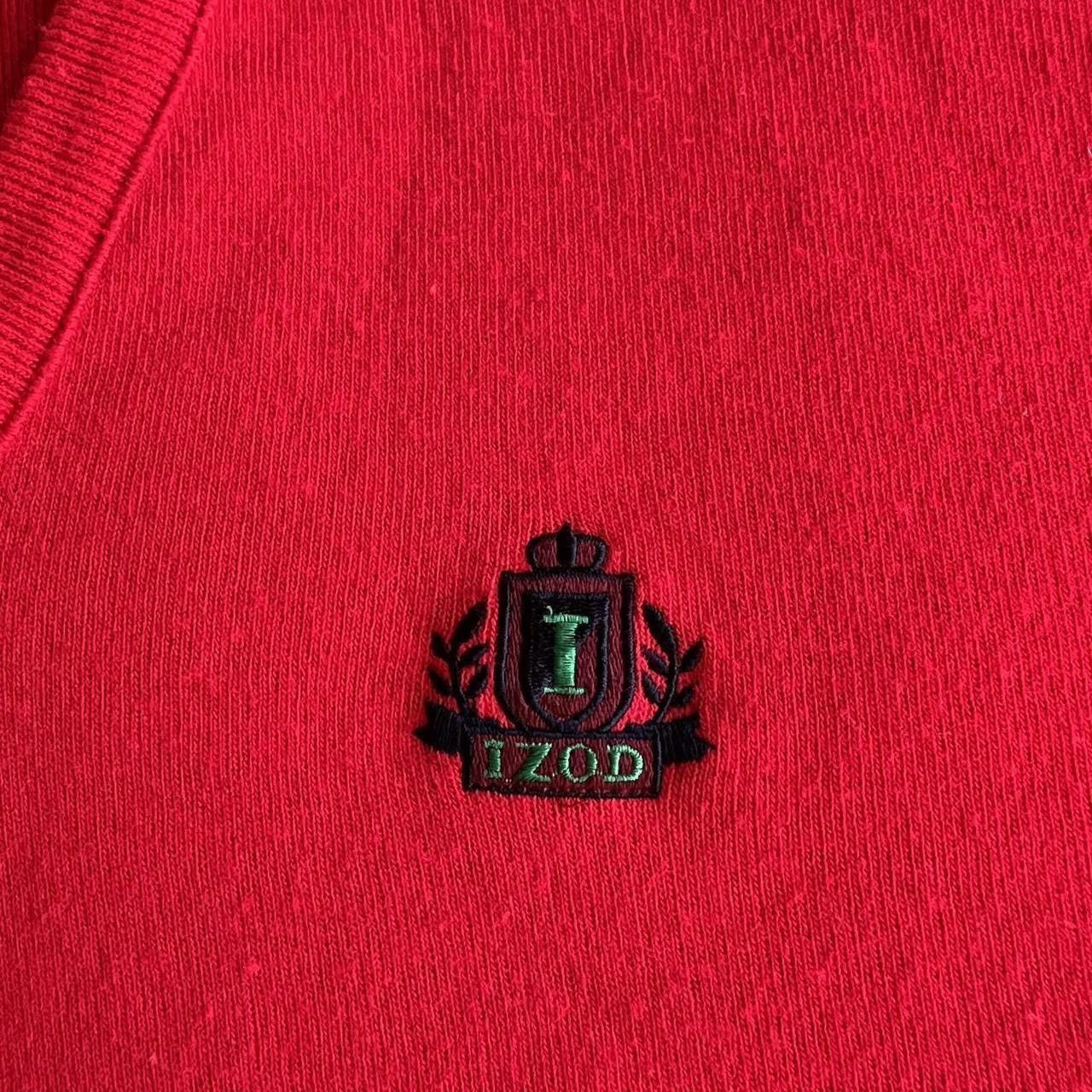 Izod Vintage Izod Sweater Pullover Mens XL Red V-Neck 90s Tennis Size US XL / EU 56 / 4 - 7 Thumbnail
