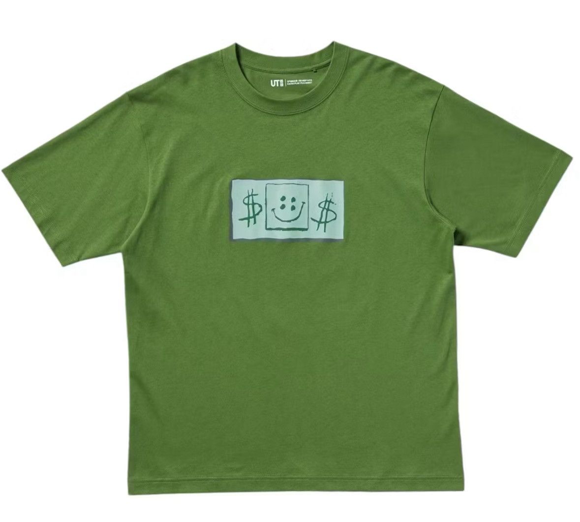 Cactus Plant Flea Market Uniqlo x CPFM Spongebob Squarepants UT Graphic T-Shirt Olive Size US XS / EU 42 / 0 - 1 Thumbnail