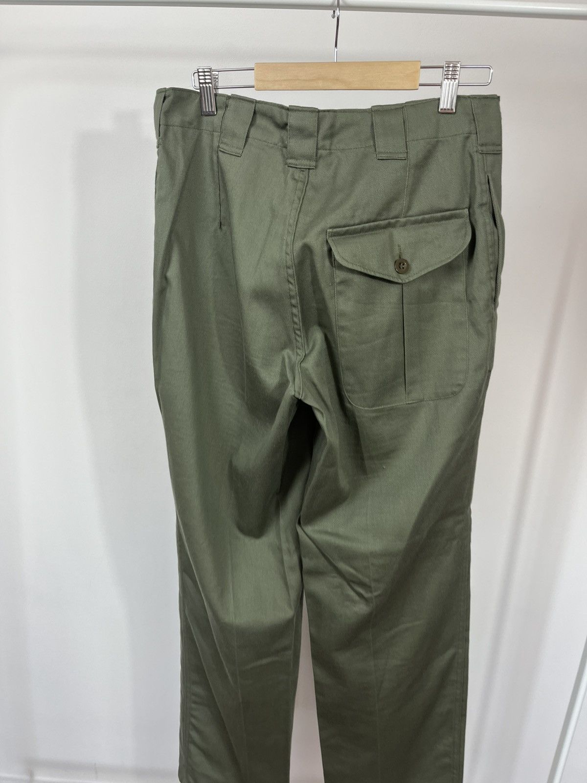 Other Vintage Military Cargo Pants Olive Cotton Army Workwear 88 Size US 32 / EU 48 - 11 Thumbnail