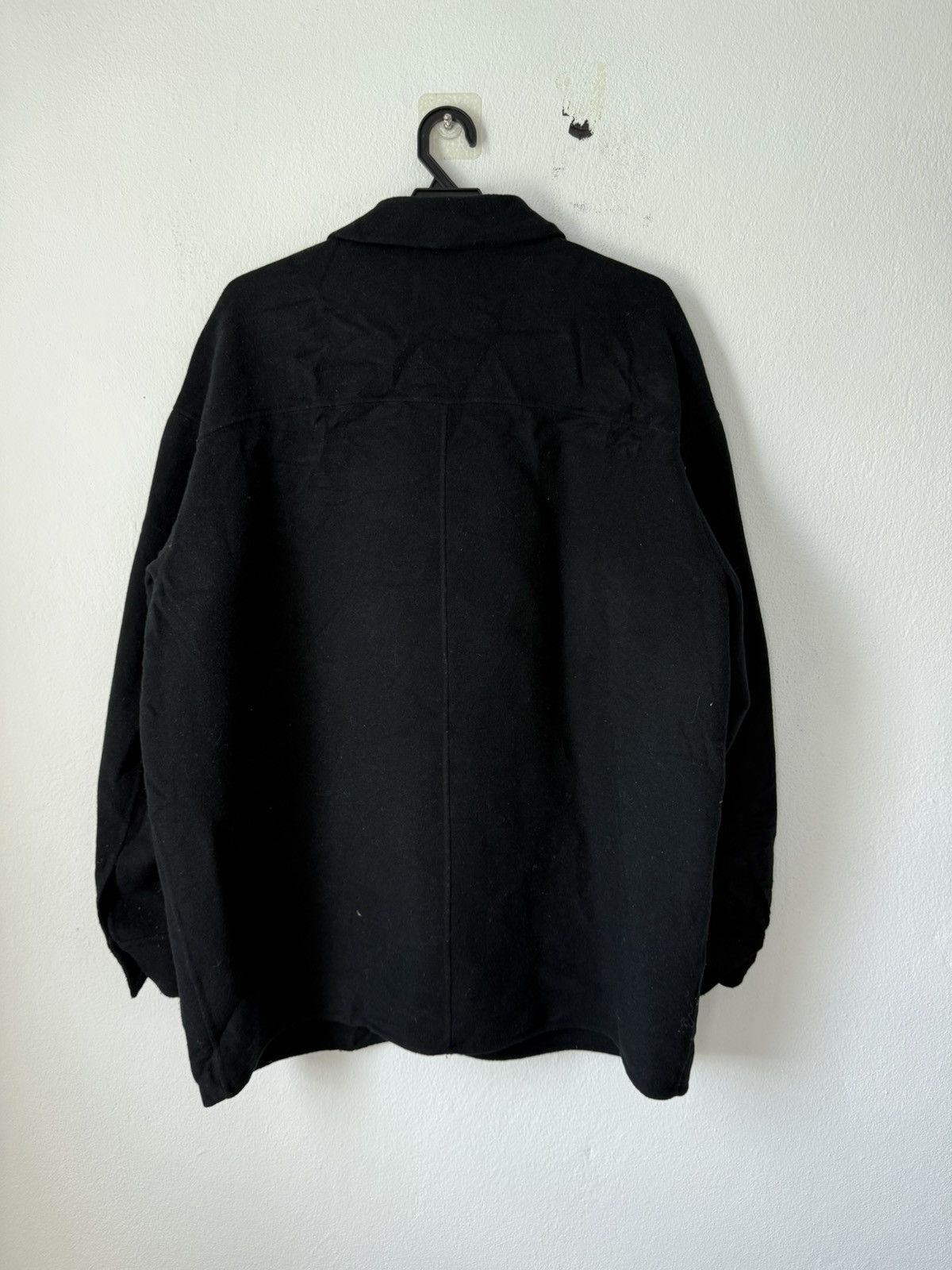 Jil Sander × Uniqlo BINDING ACCEPT JIL SANDER OVERSIZED STYLE BLACK JACKET Size US L / EU 52-54 / 3 - 4 Thumbnail