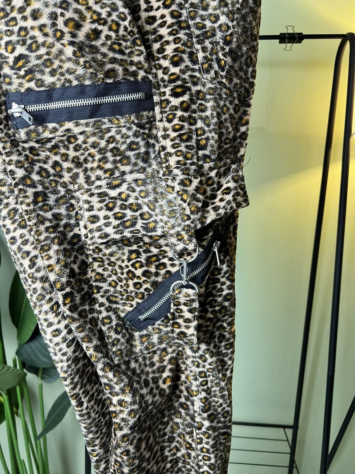 If Six Was Nine Bondage Leopard Chaos Pants Size US 31 - 6 Thumbnail