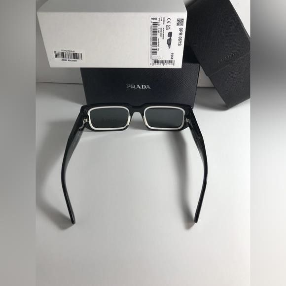 Prada New - Prada Eyewear PR 06YS rectangle frame sunglasses Size ONE SIZE - 3 Thumbnail