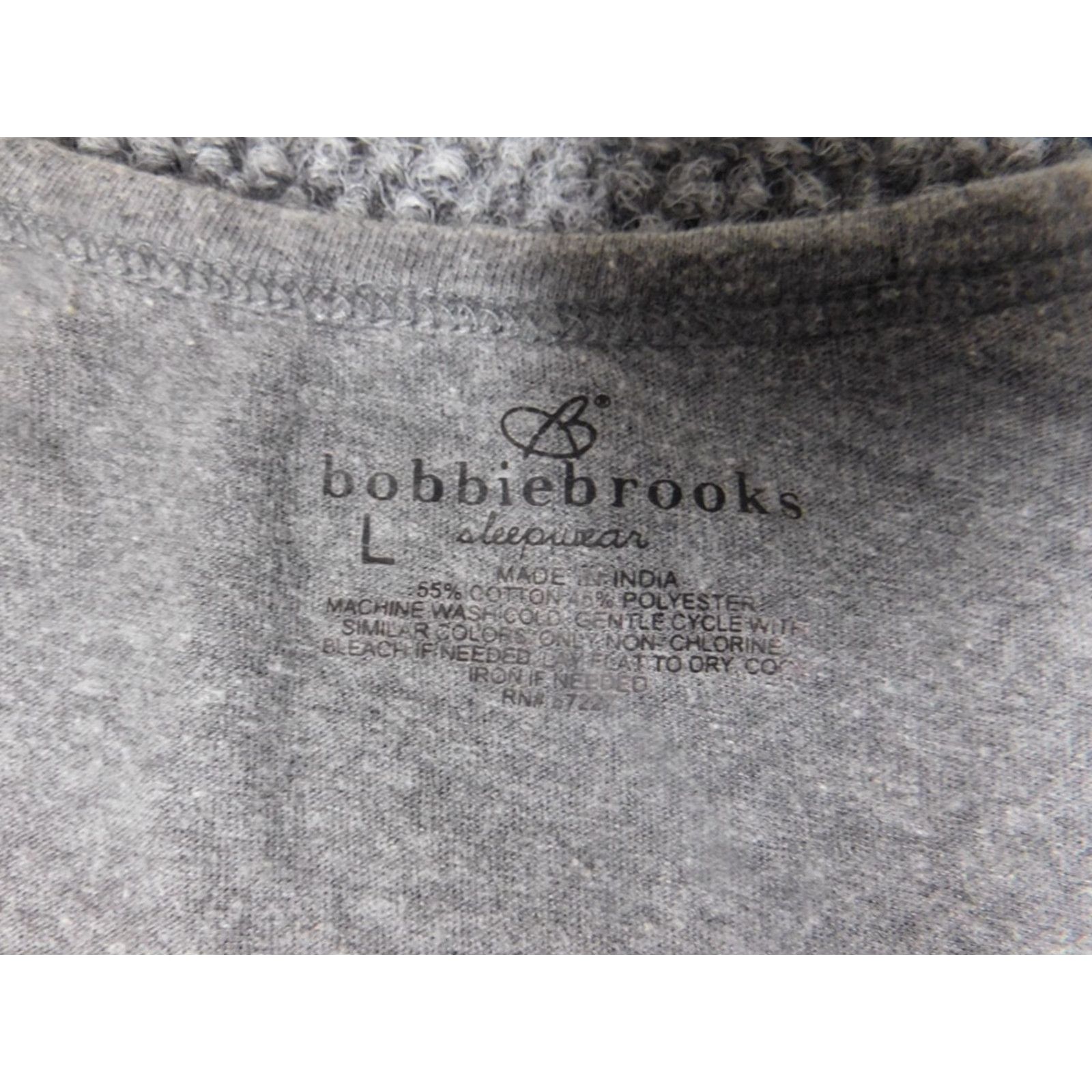 Vintage Bobbie Brooks Womens Tank L Gray Crew Neck Cotton Rayon Sleeveless Basic Casual Shirt Size L / US 10 / IT 46 - 6 Thumbnail