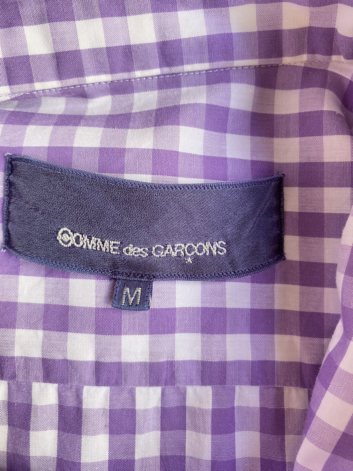 Comme des Garcons Comme des Garcons purple plaid shirt Size US M / EU 48-50 / 2 - 6 Thumbnail