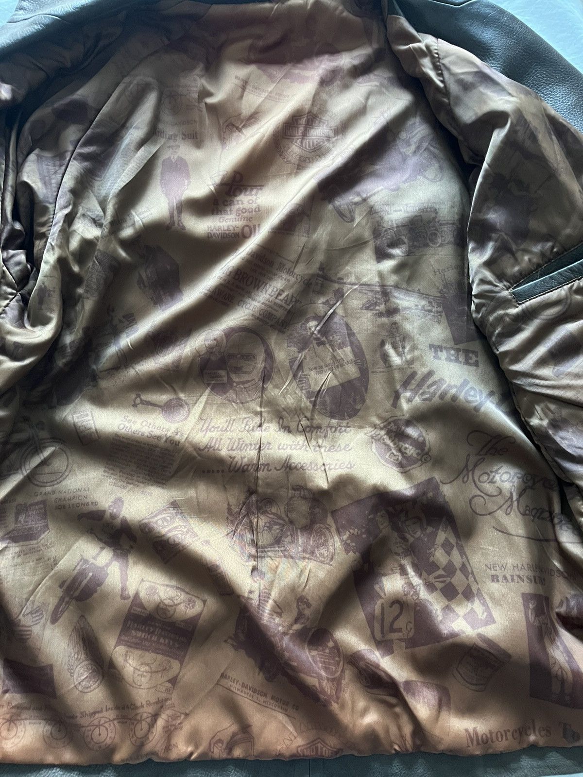 Harley Davidson Vintage Harley Davidson Double Breasted Leather Jacket Size US L / EU 52-54 / 3 - 7 Thumbnail