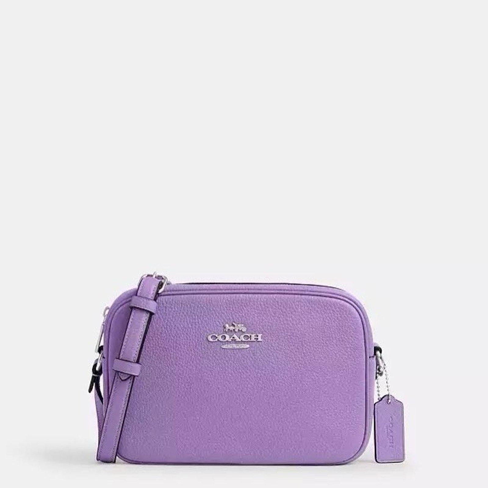 Coach NWT Coach Jamie Leather Camera Bag CR110 in Silver/Iris Size ONE SIZE - 5 Thumbnail