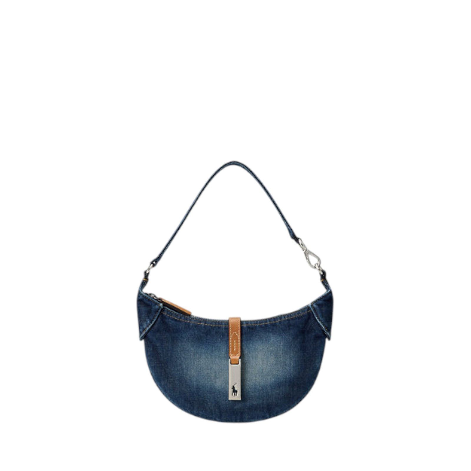 Ralph Lauren Ralph Lauren Polo ID Denim Mini Shoulder Bag Size ONE SIZE - 1 Thumbnail