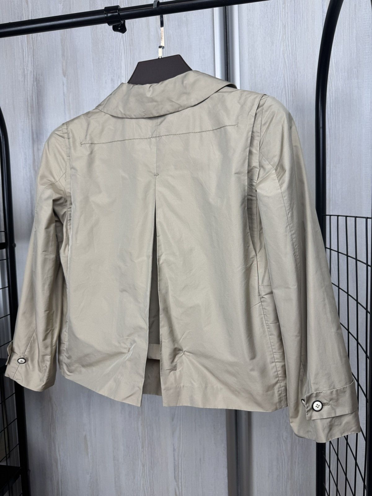 Miu Miu Miu Miu beige double breasted short coat Size S / US 4 / IT 40 - 9 Thumbnail