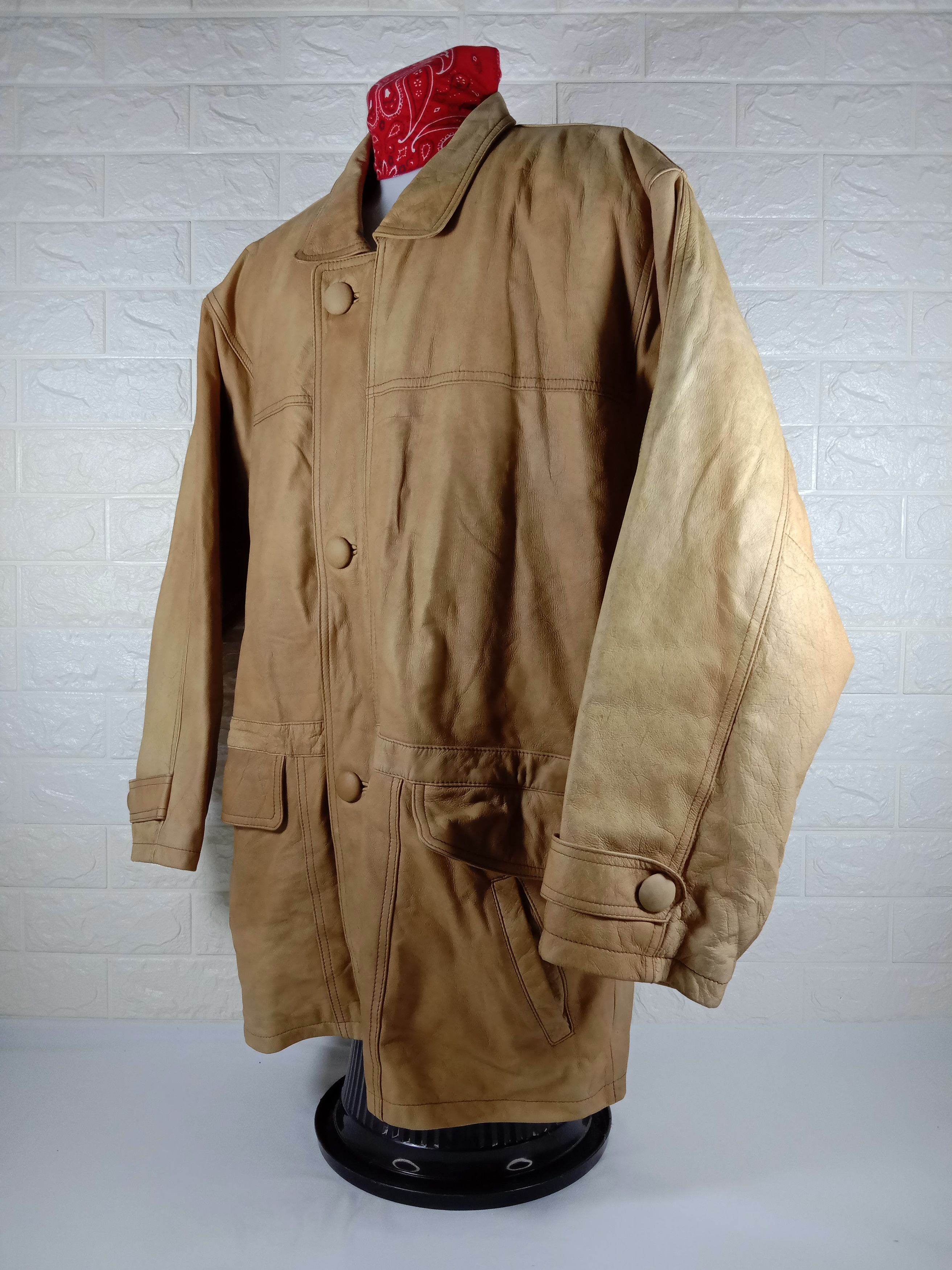 Vintage Vintage VIP Leather Fashion London-Paris Stylish Jacket Size US L / EU 52-54 / 3 - 3 Thumbnail