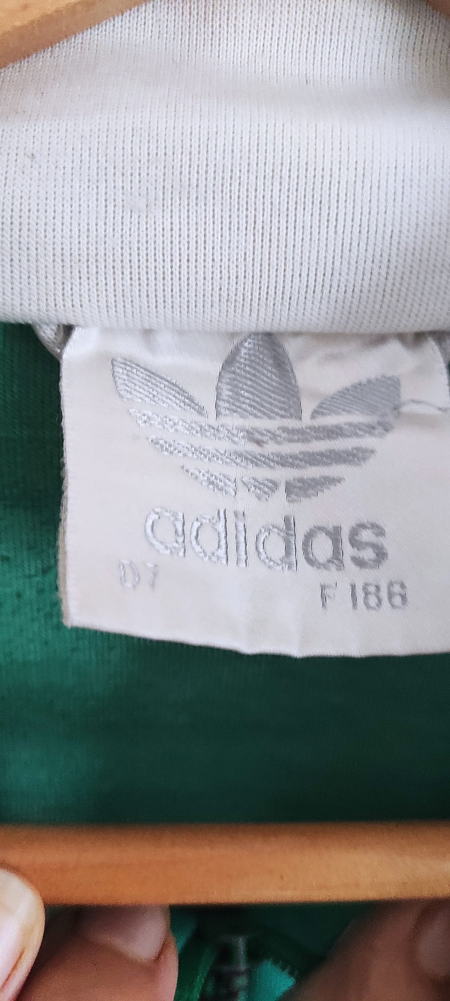 Adidas × Vintage Vintage 1970's Adidas Green Men's Track Jacket Size Size US XL / EU 56 / 4 - 10 Thumbnail