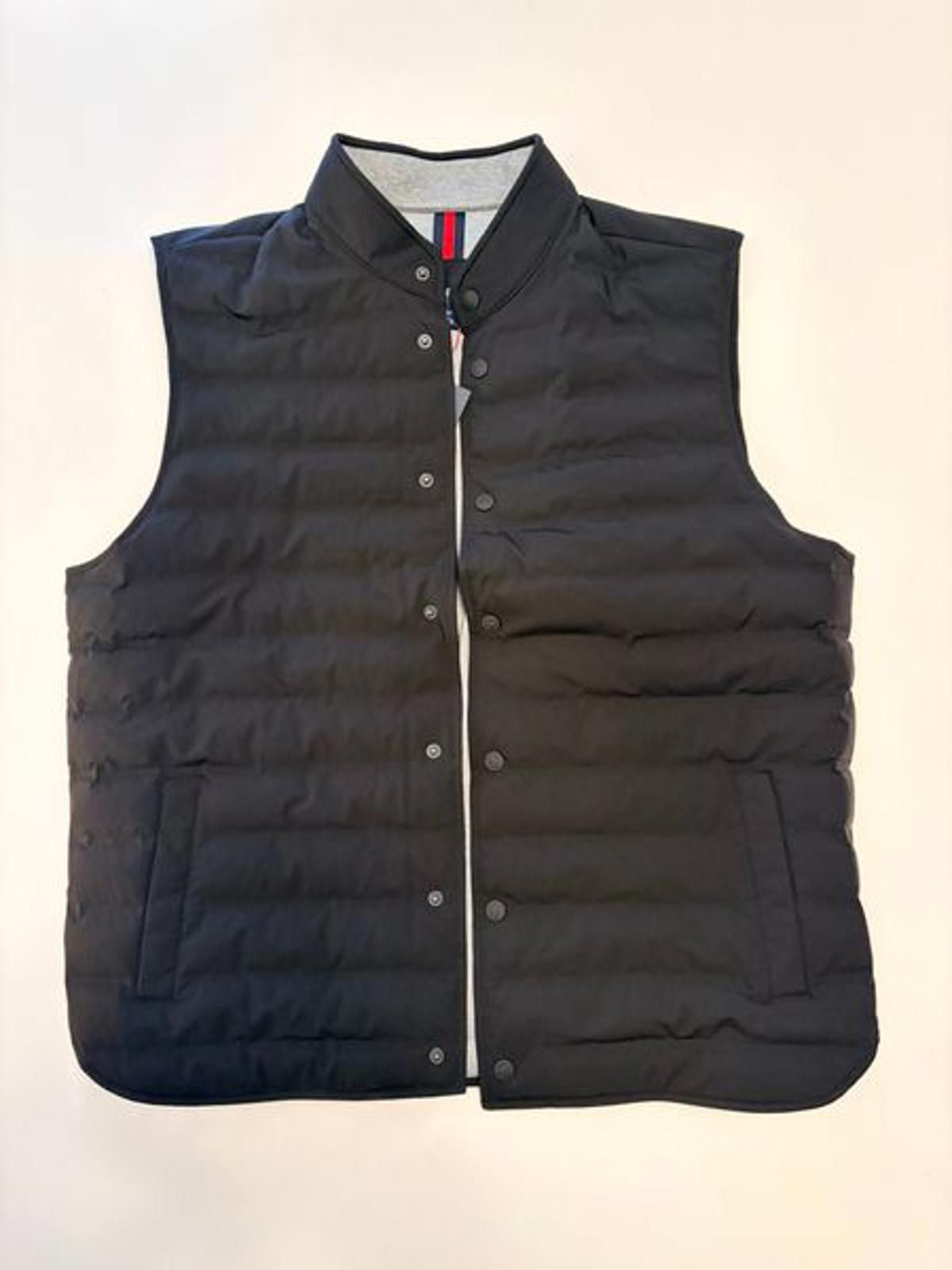 Cremieux Cremieux Black Men's Solid Tunnel Vest (Size Large) Size US L / EU 52-54 / 3 - 1 Thumbnail