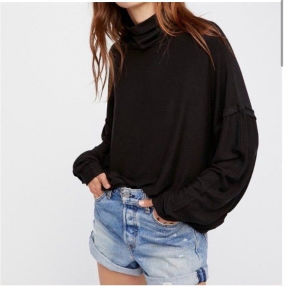 Free People We the Free / Free People Alameda Pullover Oversized XS Size XS / US 0-2 / IT 36-38 - 2 Thumbnail