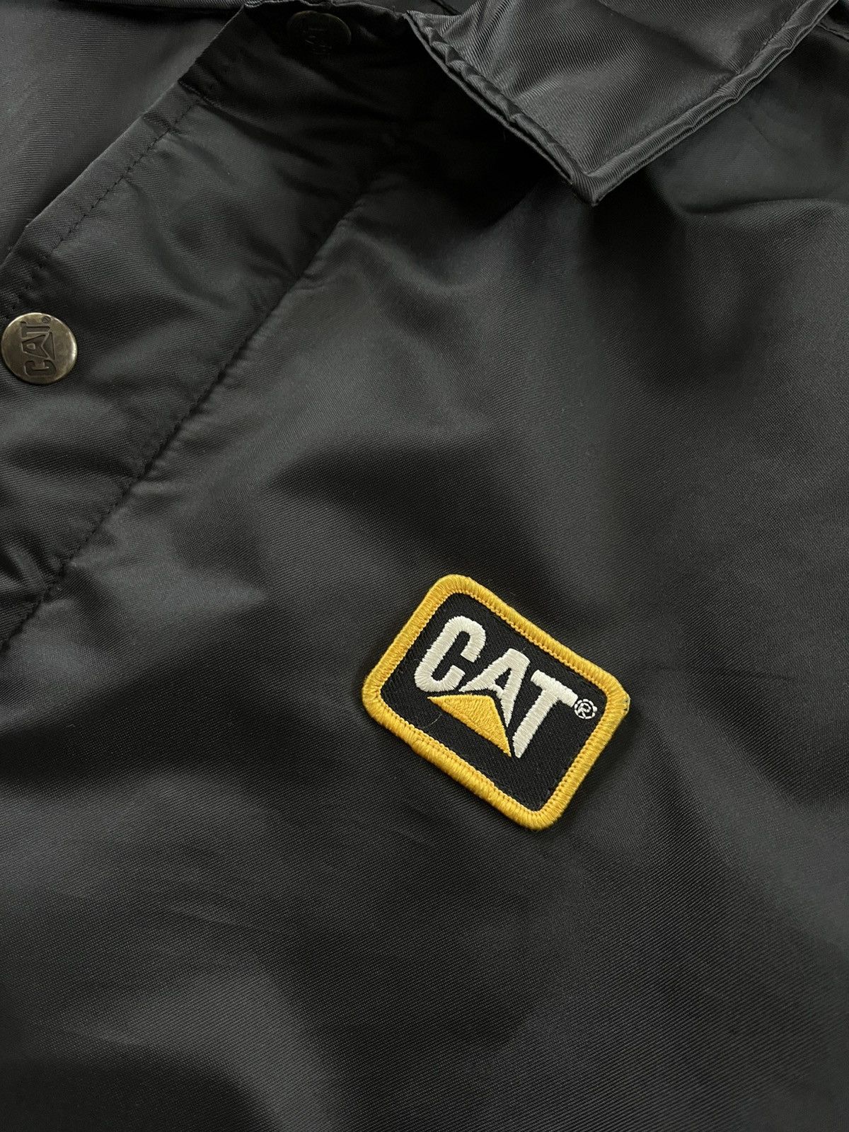 Caterpillar Vintage Caterpillar Black Nylon Y2K Coach Workwear Jacket Size US L / EU 52-54 / 3 - 12 Thumbnail