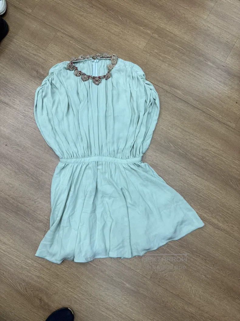 Valentino Valentino Green silk dress Size S / US 4 / IT 40 - 1 Thumbnail