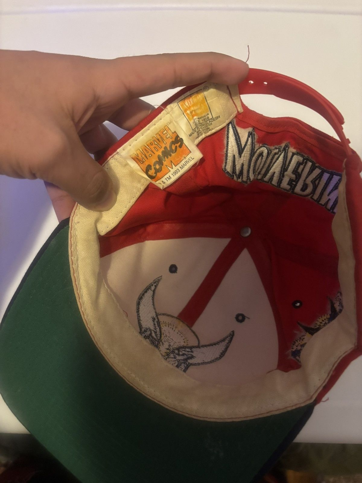 Vintage Vintage Marvel 1993 Wolverine Snapback Size ONE SIZE - 4 Thumbnail