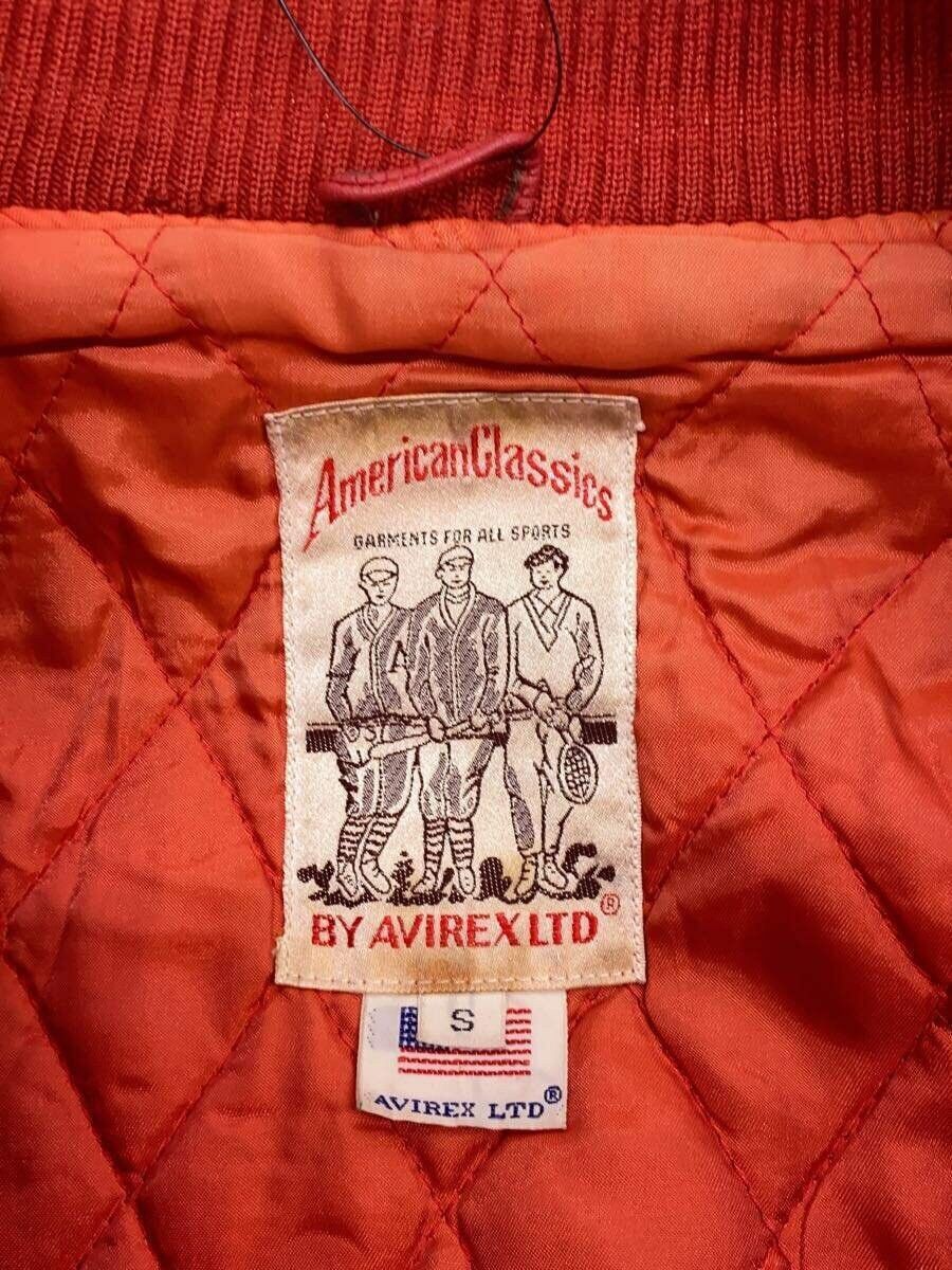 Avirex Avirex Leather Stadium Jacket Red Size US S / EU 44-46 / 1 - 3 Thumbnail