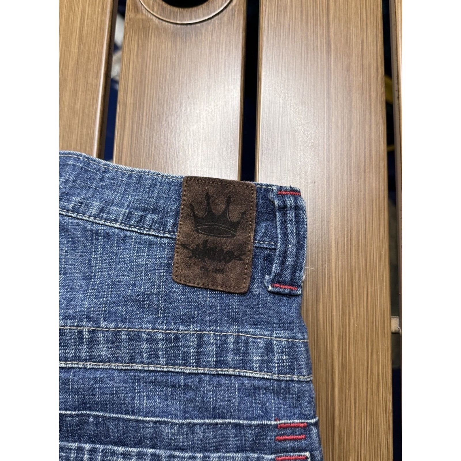 JNCO Vintage JNCO Jeans Jorts Skull Logo, 30 Waist Y2k Skater Size US 30 / EU 46 - 5 Thumbnail