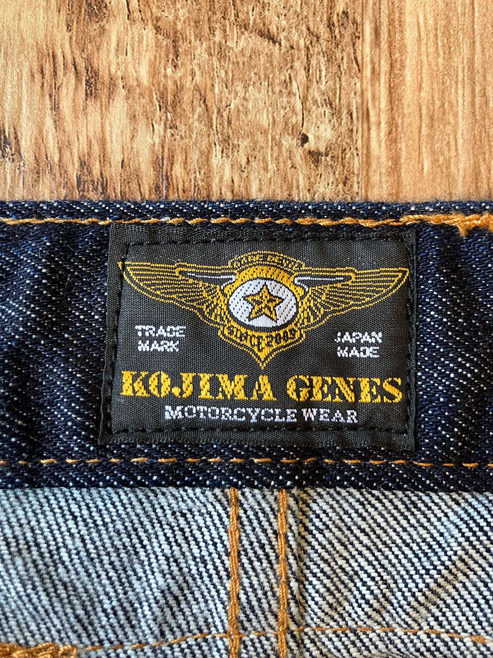KOJIMA GENES Kojima Genes RNB-1127 W33 x L34 13oz Denim Cargo Pants Size US 33 - 7 Thumbnail