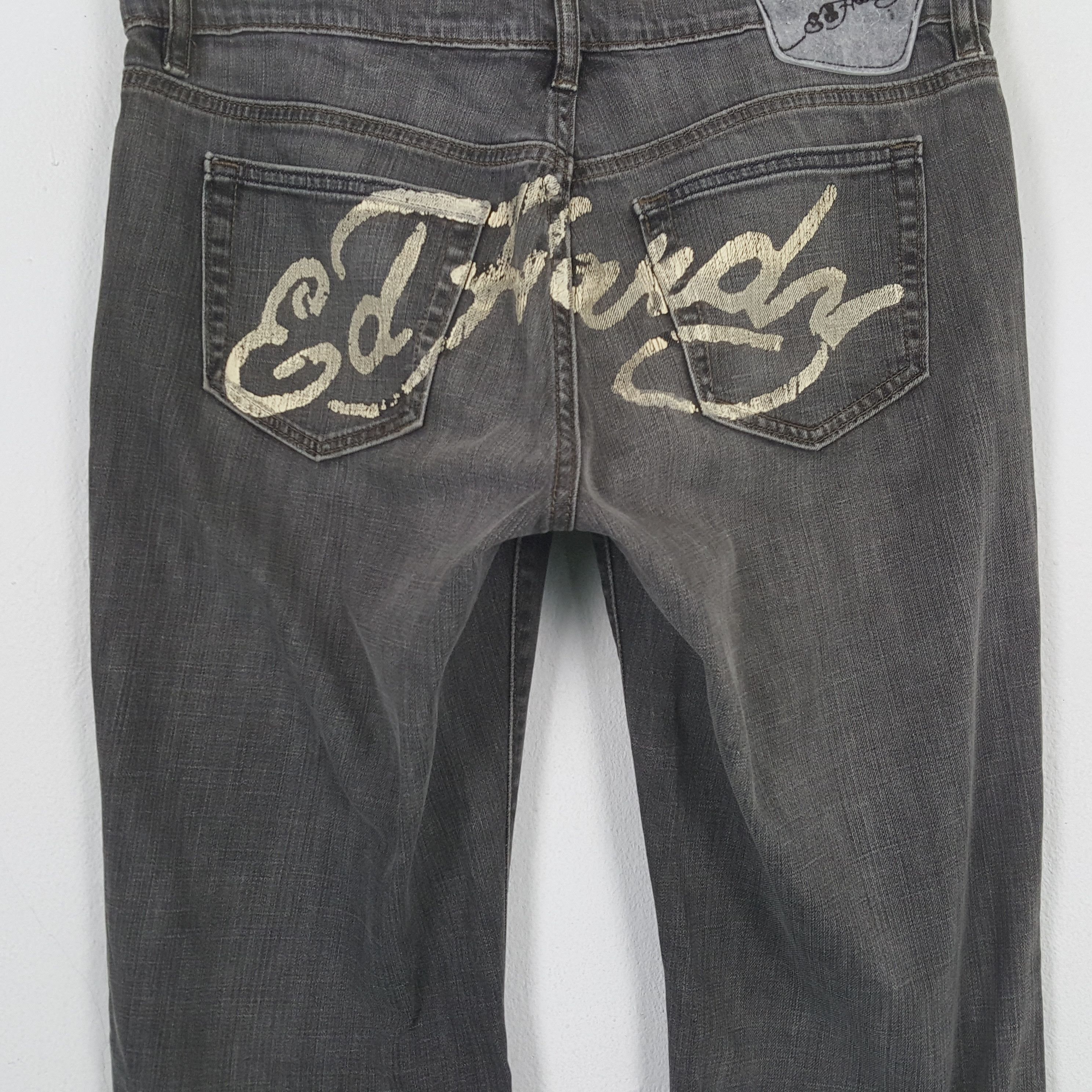 Christian Audigier × Ed Hardy × Vintage Vintage ED HARDEY Christian Audigier Designer Jeans C280N22 Size 34" / US 12 / IT 48 - 2 Thumbnail