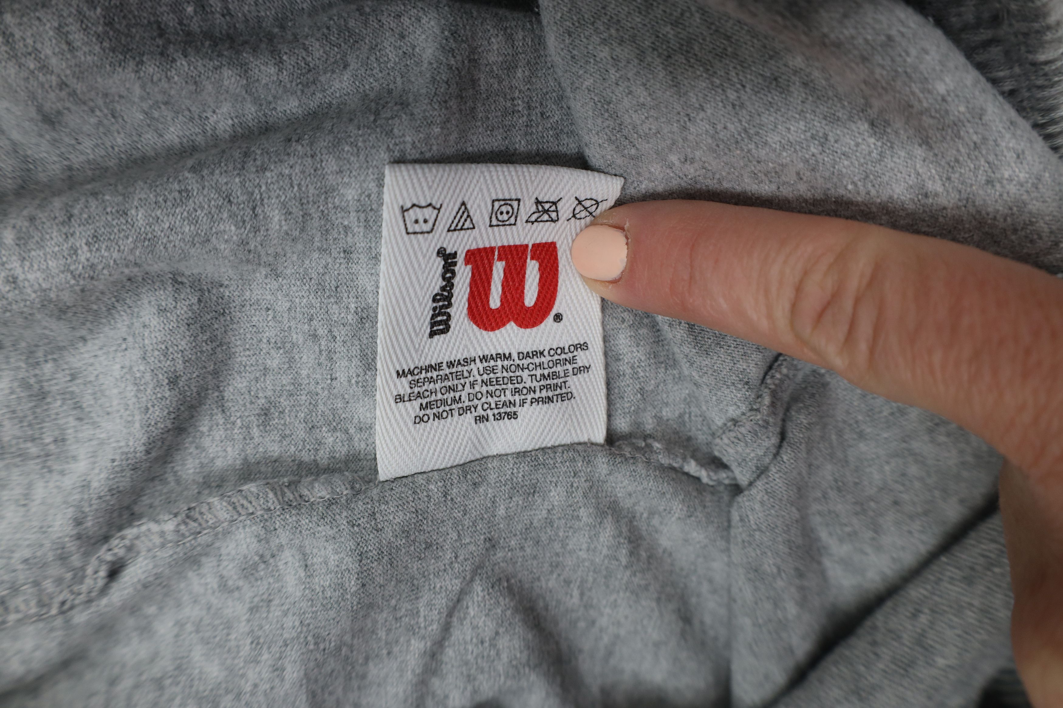 Vintage Vintage 90s Wilson Knee Dad Shorts Heather Gray Cotton Blend Size US 34 / EU 50 - 10 Thumbnail