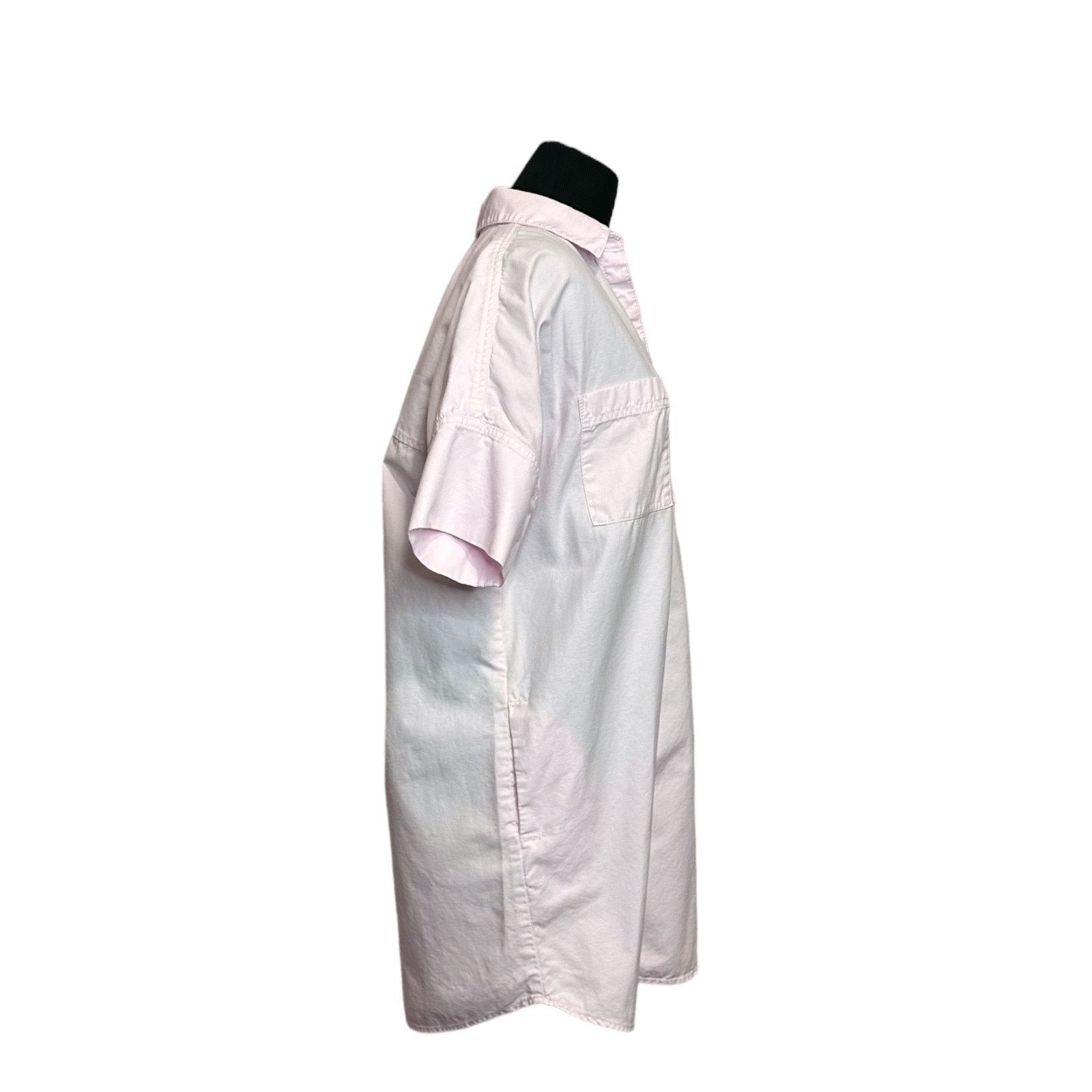 Madewell Madewell pink buttoned shirt mini dress size small Size S / US 4 / IT 40 - 7 Thumbnail