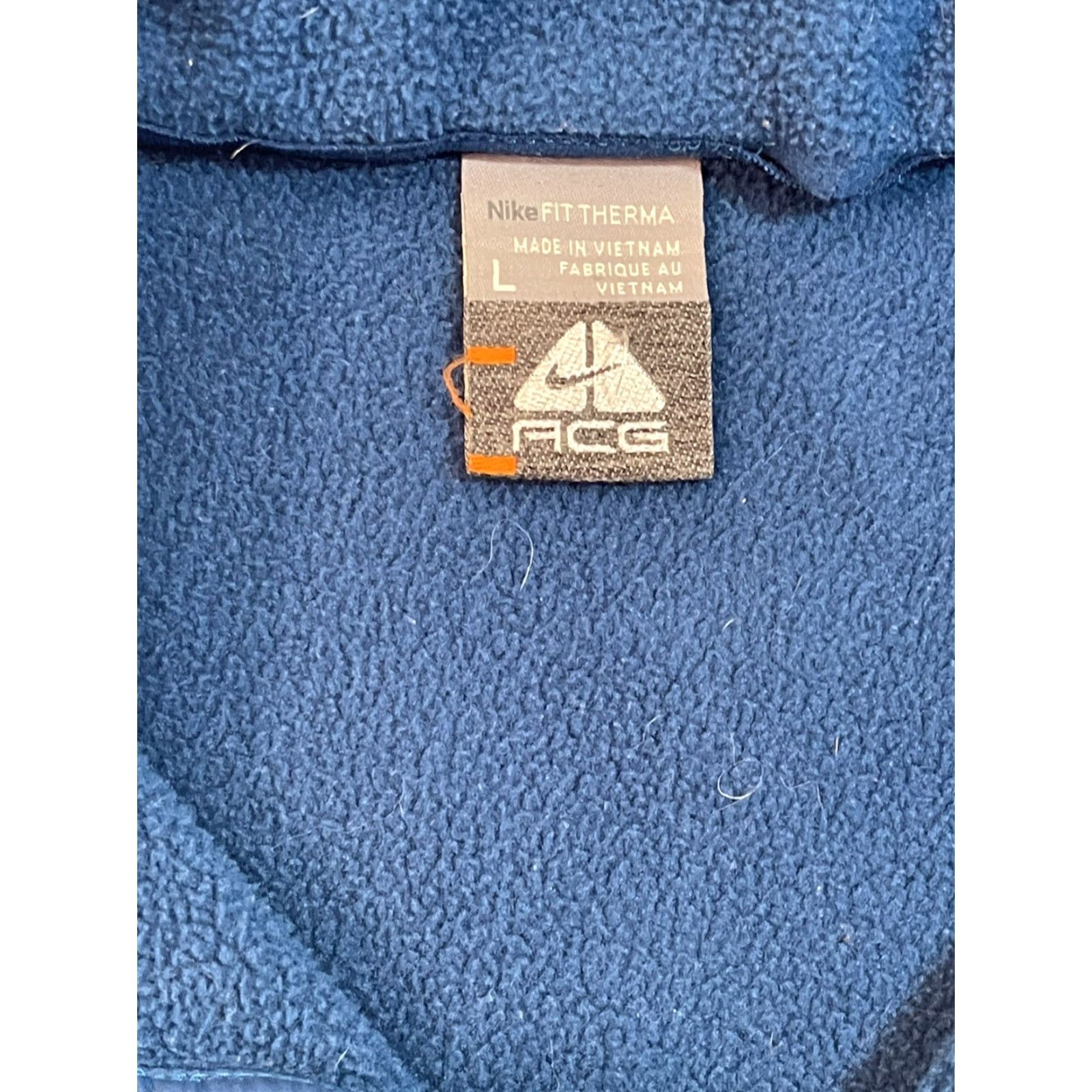 Nike ACG VINTAGE Nike ACG Womens Jacket 90s Fleece Full Zip Blue Pockets L Mens? Girls? Size L / US 10 / IT 46 - 2 Thumbnail