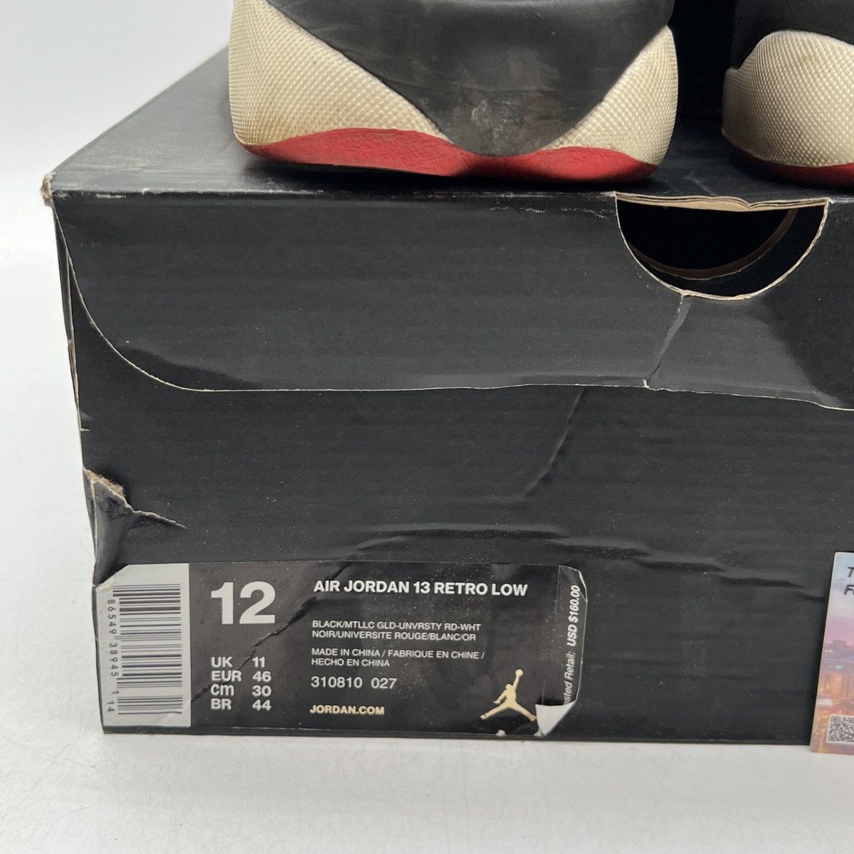 Jordan Brand Air Jordan 13 low bred Size US 12 / EU 45 - 6 Thumbnail
