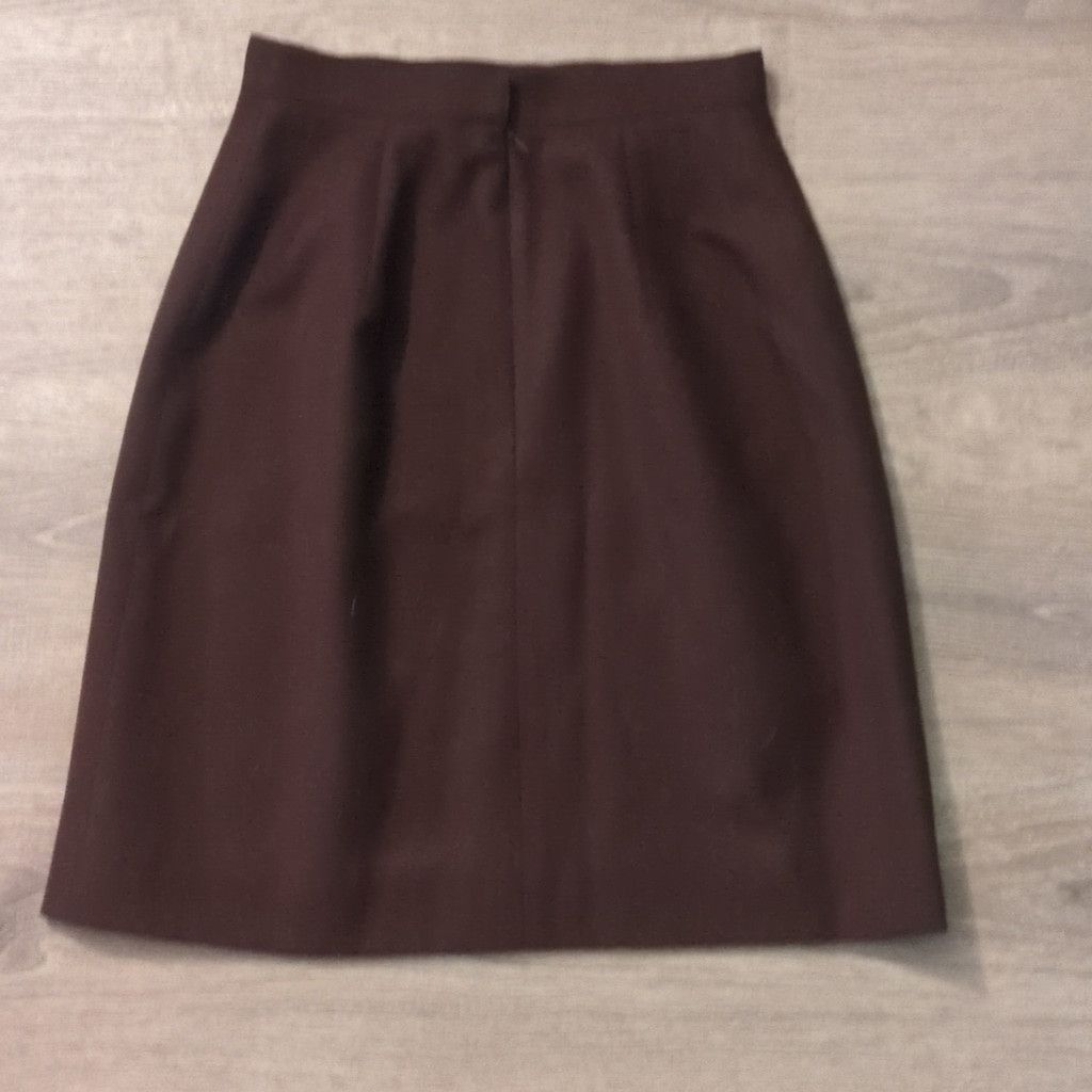 Talbots Talbots Petites Burgundy Wopl Skirt Size 2P Size 26" / US 2 / IT 38 - 5 Thumbnail