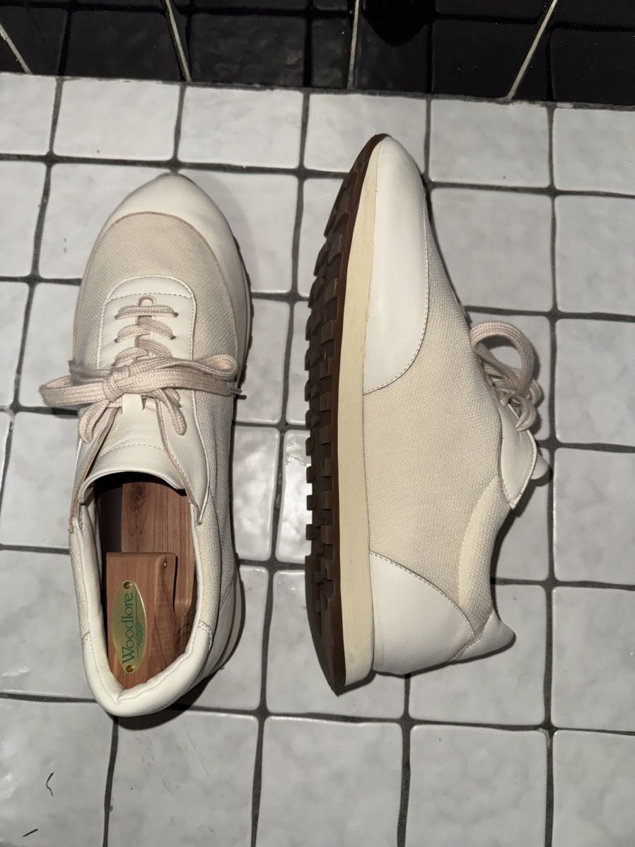 The Row White / cream Owen Runner sneaker size 42 Size US 9 / EU 42 - 11 Thumbnail