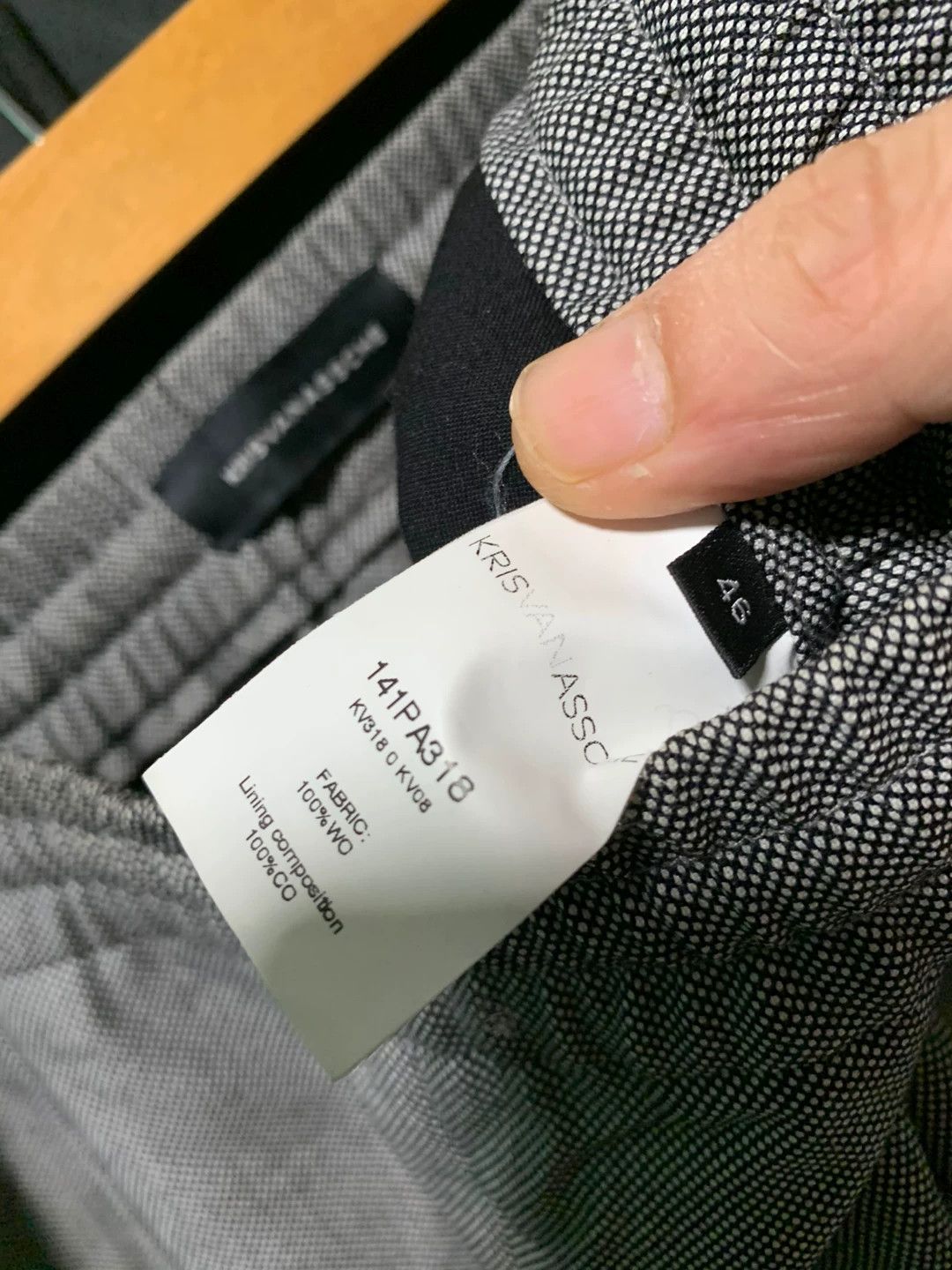 Other krisvanassche Wool Track Pants 46 Unpressed Runway Size US 30 / EU 46 - 6 Thumbnail