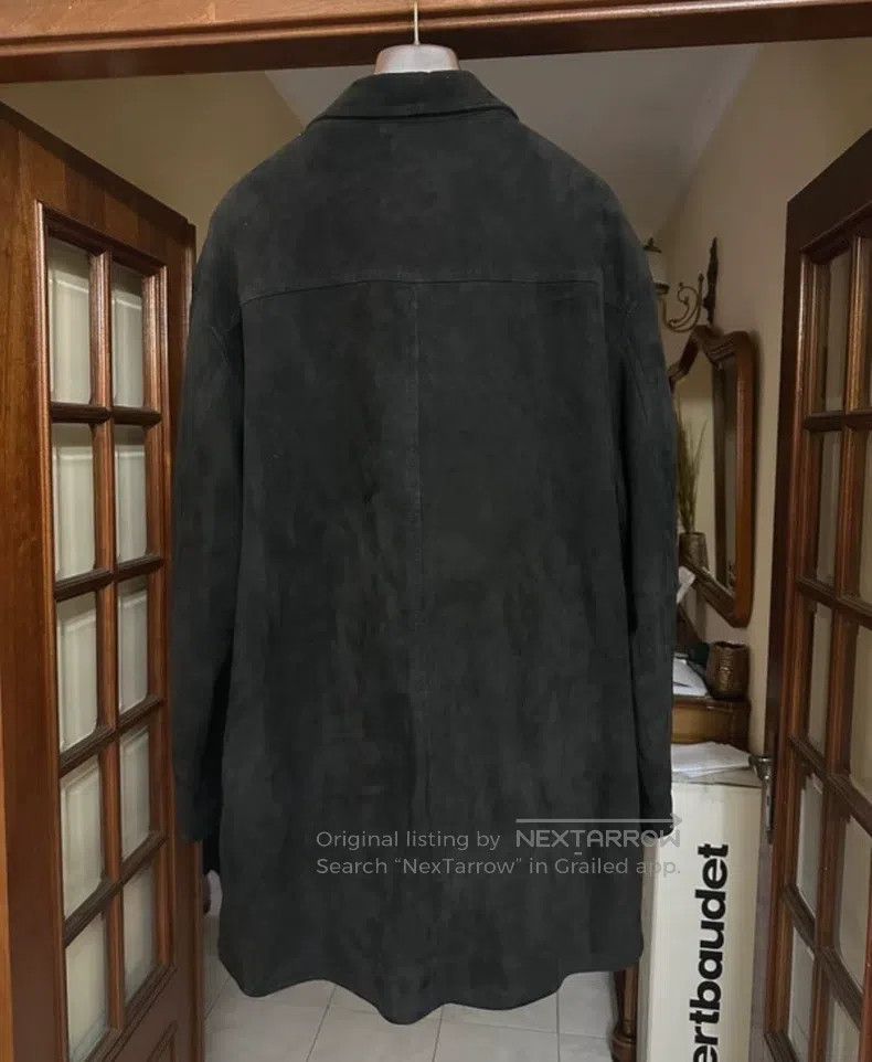 Loro Piana Loro Piana Leather coat, mid-length jacket Size US XXL / EU 58 / 5 - 3 Thumbnail