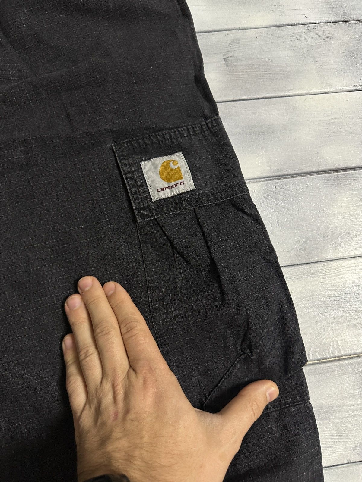 Carhartt Rare Vintage Joggers Pants Carhartt WIP Multi-pocket Y2K Size US 33 - 2 Thumbnail