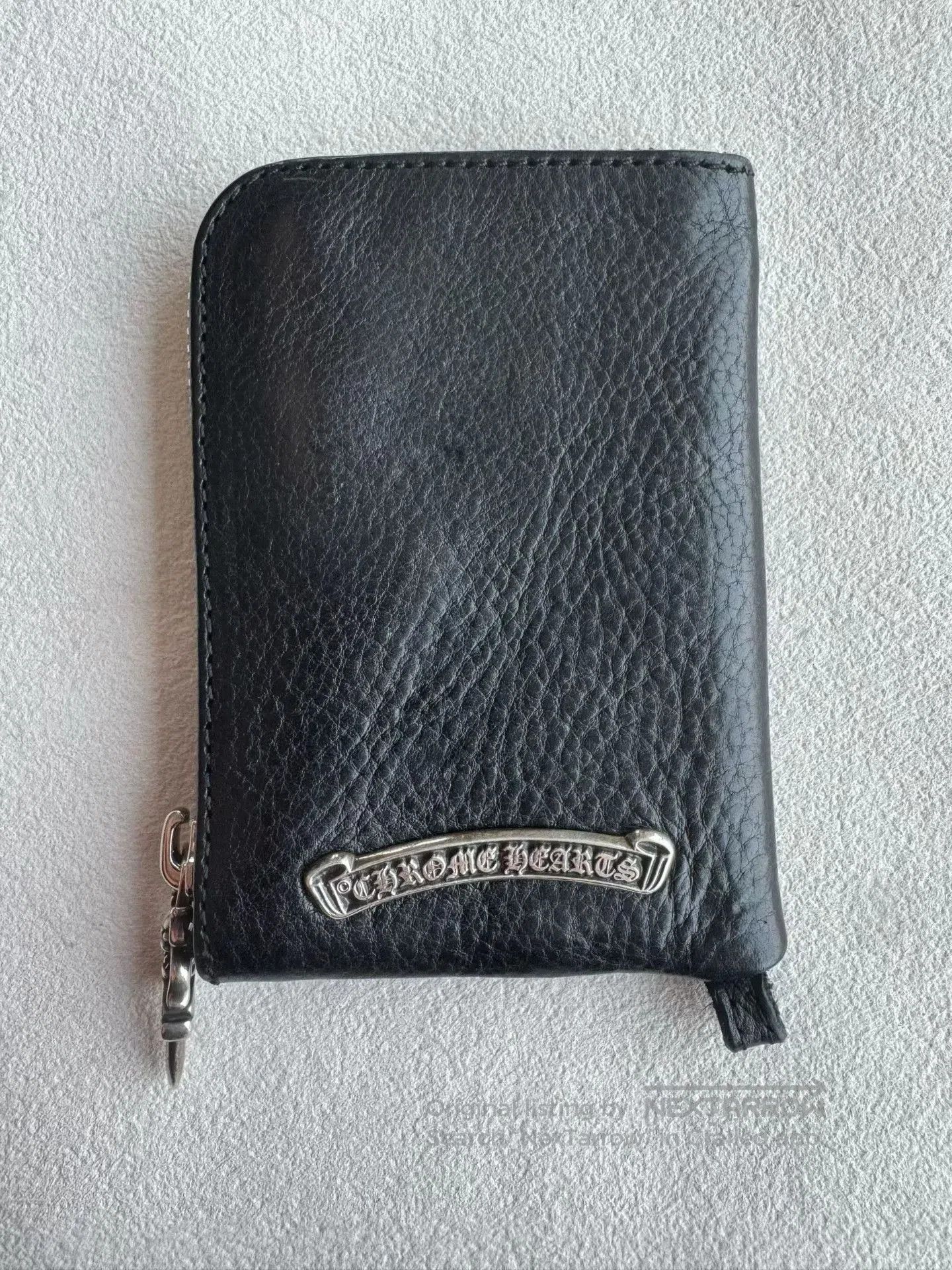 Chrome Hearts Chrome Hearts Cross Leather Sword Zip Coin Purse. Size ONE SIZE - 2 Thumbnail