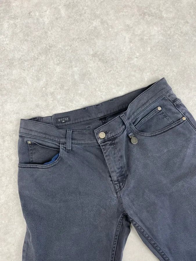 Gucci AW2008 Gucci Tern Blue Slim Pants by Frida Giannini Size US 32 / EU 48 - 7 Thumbnail